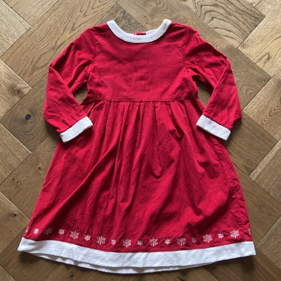 NWOT -Hanna Andersson Girl’s Holiday Snowflake Dress - Picture 5 of 10